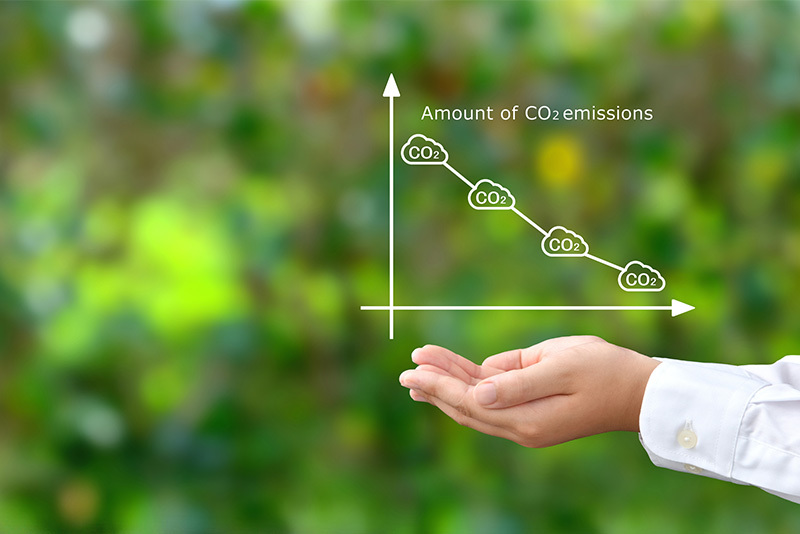 石炭より約33%のCO2排出低減